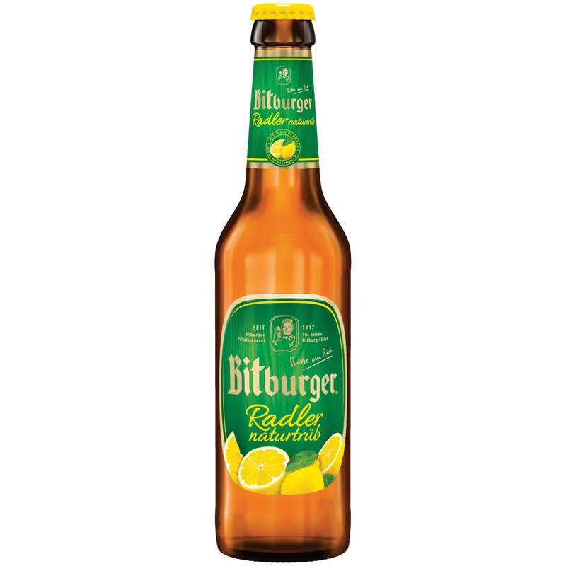Bitburger Radler Naturtrüb 24x 0,33 Liter (MEHRWEG)