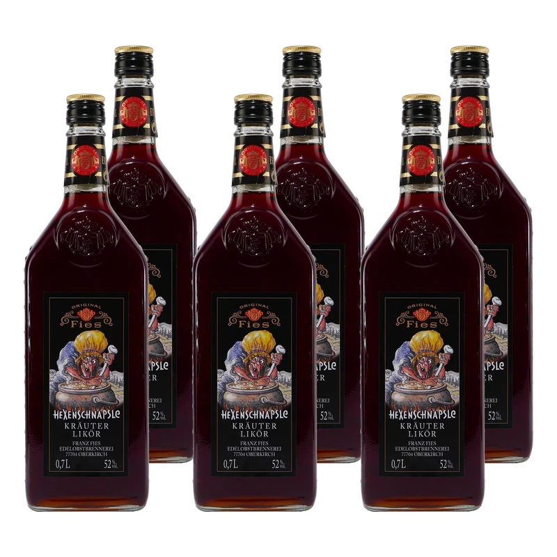 Fies Hexenschnäpsle Kräuter-Likör (6 x 0,7L)