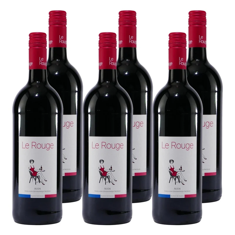 Le Rouge Aude IGP -trocken- (6 x 1,0L)