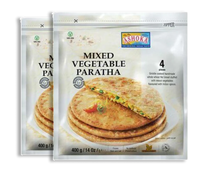 4× Frozen Ashoka Mixed Vegetable Paratha