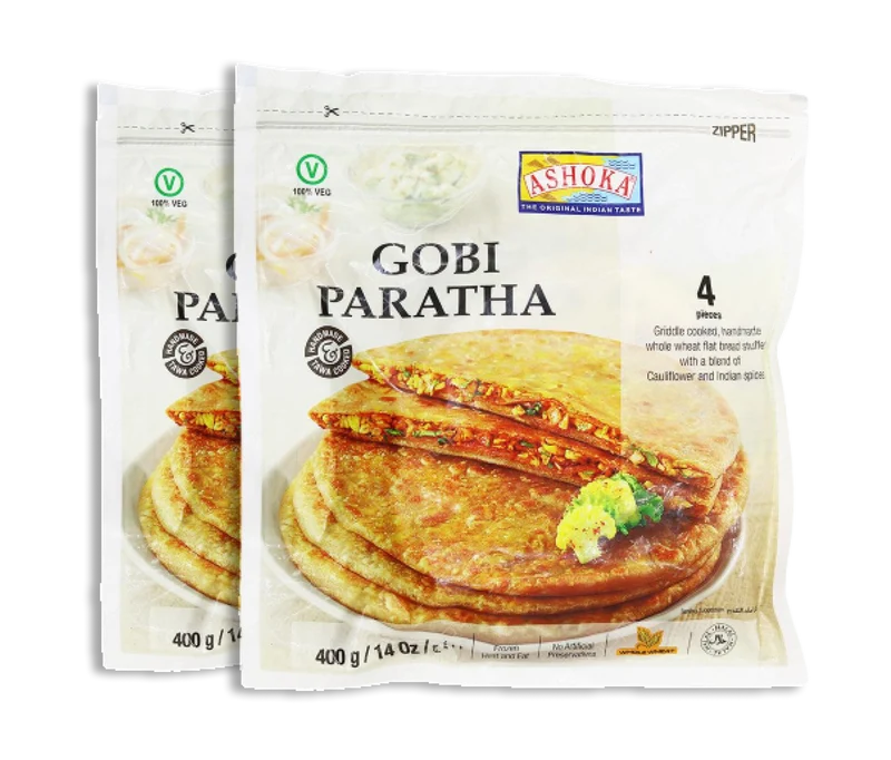 4× Frozen Ashoka Gobi Paratha