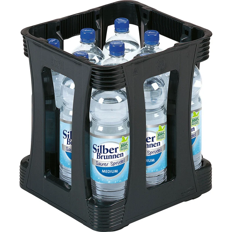 Silberbrunnen Medium 9x 1 Liter (EINWEG)