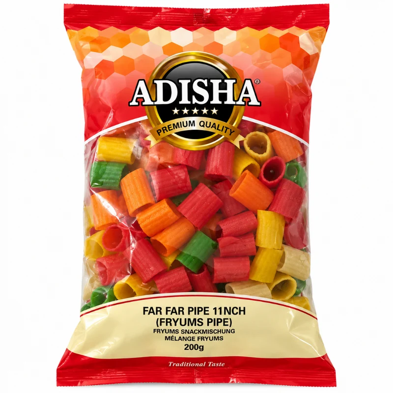 Adisha Far Far Pipe 1" (Fryums) 200gm