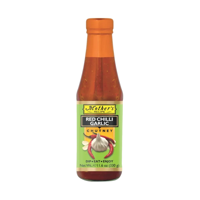 Mother's Recipe - Garlic Chilli Chutney (Red) 330gm