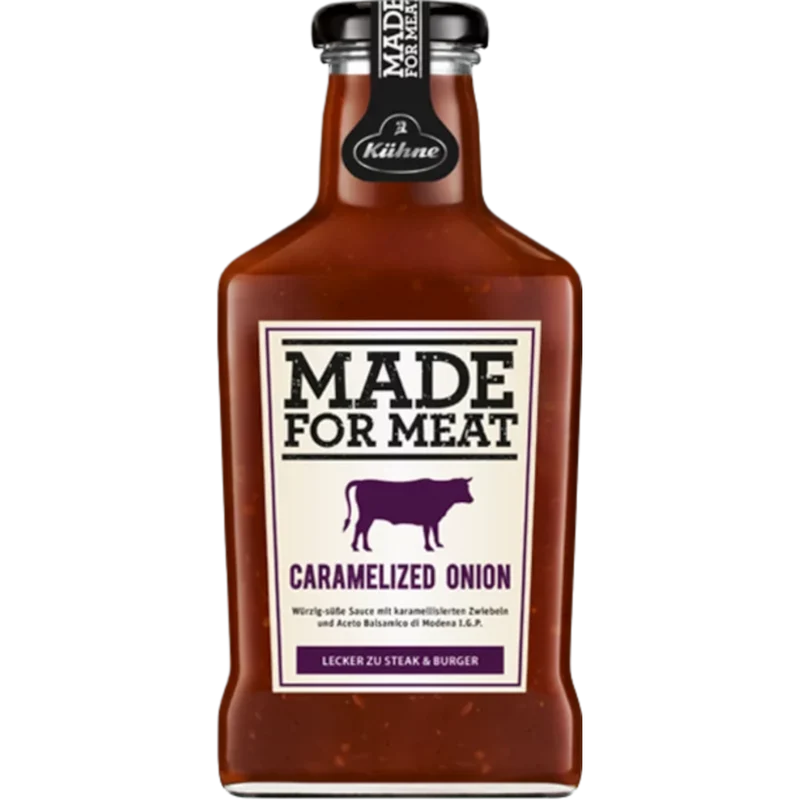 Kühne Made for Meat Caramelized Onion BBQ Sauce 375ml / 13.22 fl. oz.