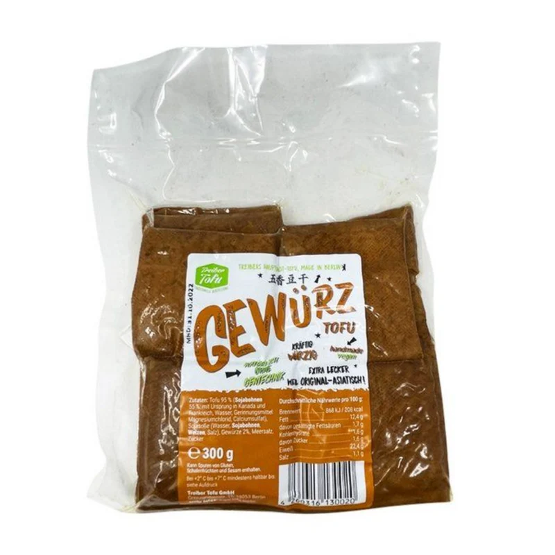 Treiber Tofu - Gewurz 300gm (Only Berlin Delivery)
