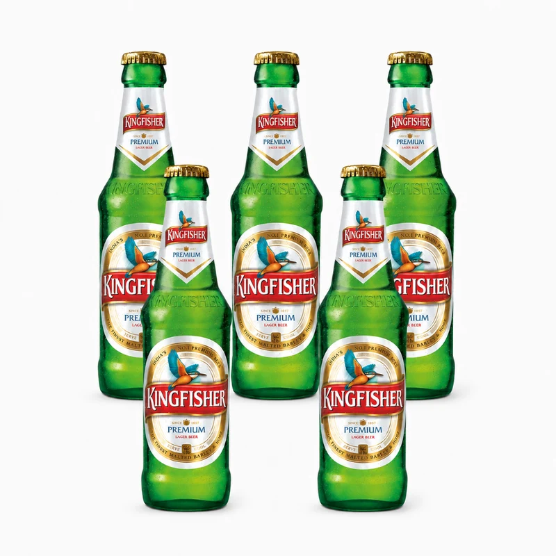 5 x Kingfisher Premium Beer (4.5% Alc) 330ml - Only Berlin Delivery