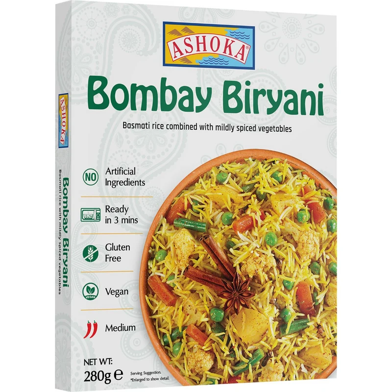 Ashoka Ready to Eat - Bombay Biryani 280gm