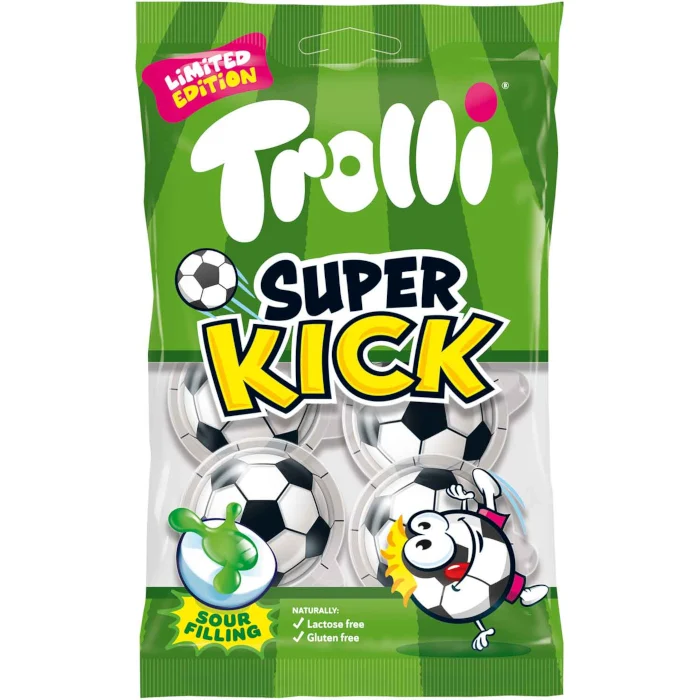 Trolli Fruchtgummi Super Kick 4 Stück 75g