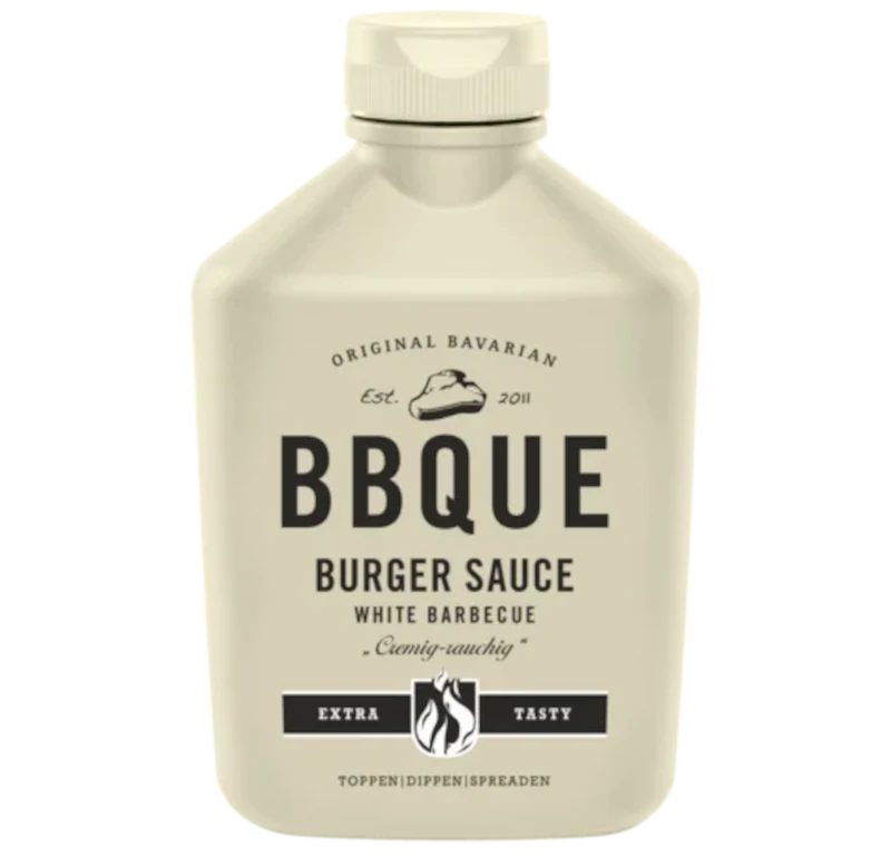BBQUE Burger Sauce White Barbecue "Cremig-rauchig" 400ml / 13.52fl.oz.