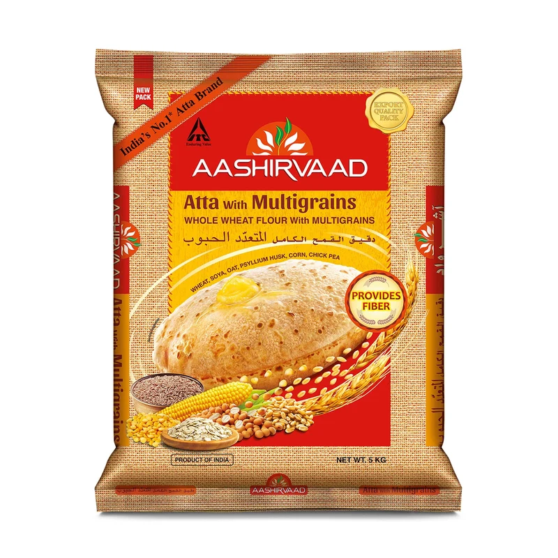 Aashirvaad Multigrain Atta 5kg (Export Pack)
