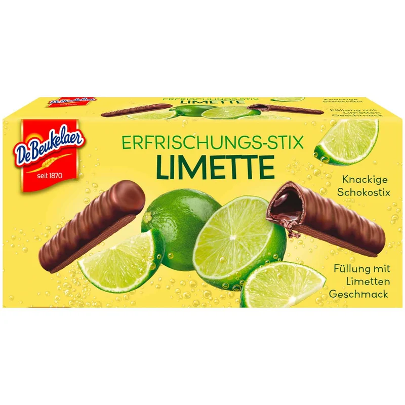 DeBeukelaer Erfrischungs-Stix Limette 75g / 2.64oz