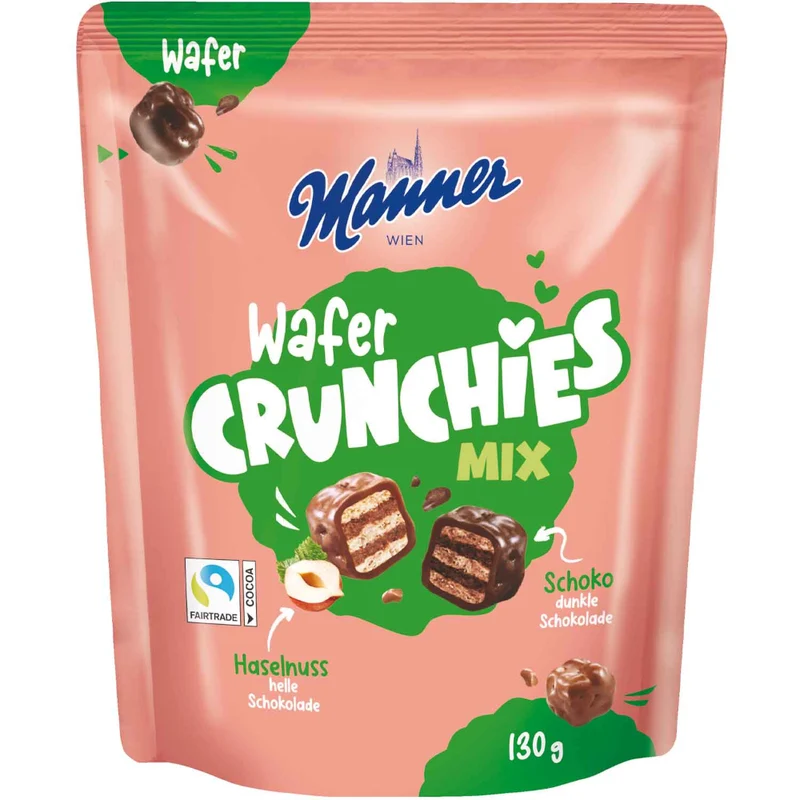 Manner Wafer Crunchies Mix 130g / 4.58oz