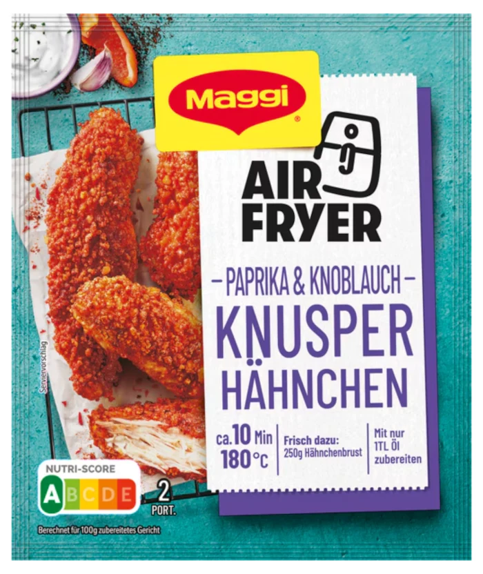 Maggi Fix für Air Fryer Paprika & Knoblauch Knusper Hähnchen 39g / 1.37oz