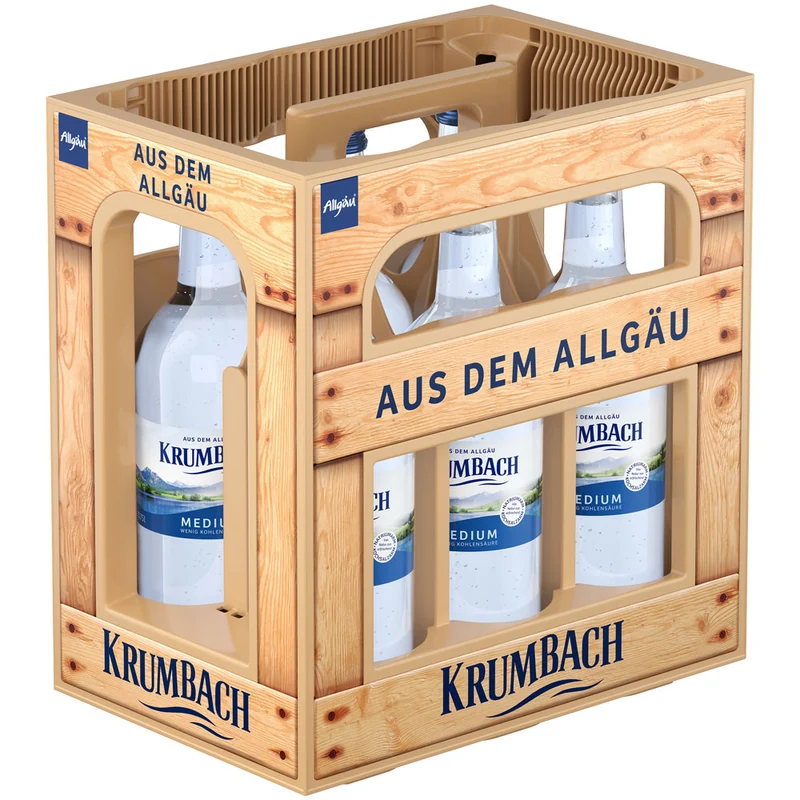 Krumbach Mineralwasser Medium 6x 0,75 Liter (MEHRWEG)