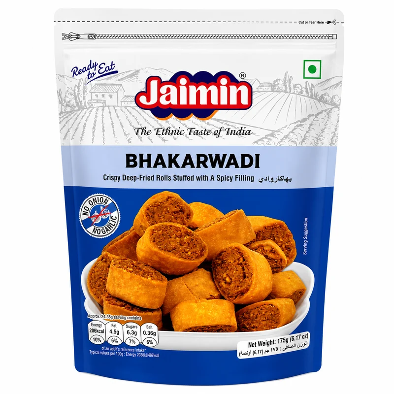 Jaimin - Bhakarwadi (No Onion & No Garlic) 200gm