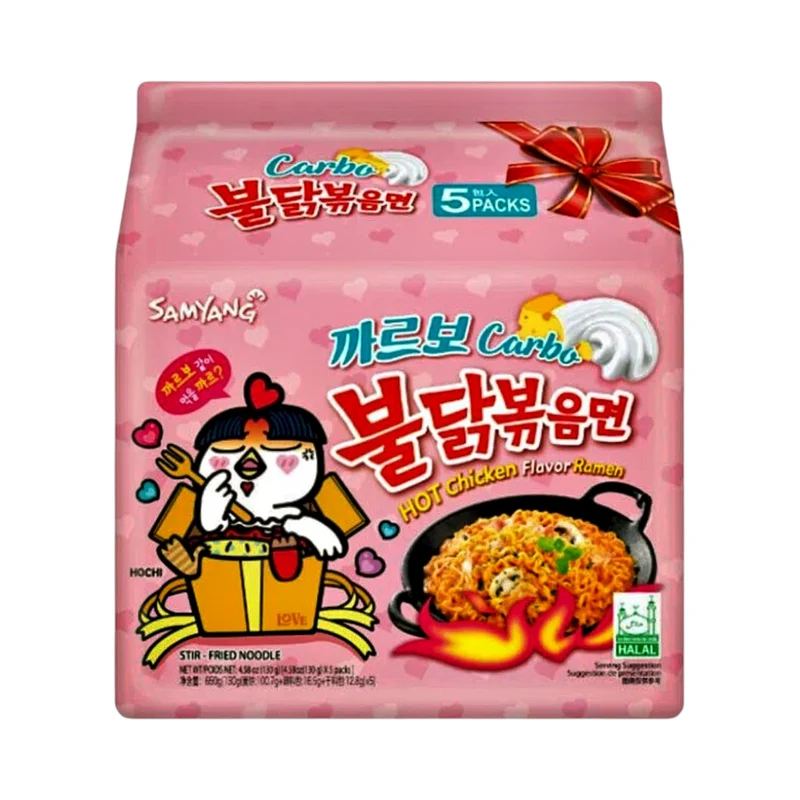 Samyang Buldak Hot Chicken Ramen - Carbonara (5pcs) 650gm