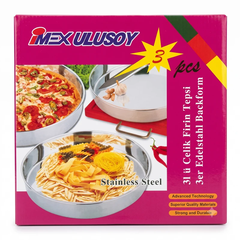 Imexulusoy – Stainless Steel 3pcs