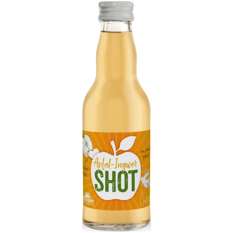 Streker Apfel-Ingwer-Shot 8x 0,2 Liter (EINWEG)