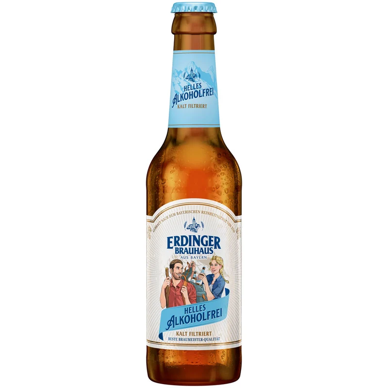 Erdinger Brauhaus Helles Alkoholfrei 24x 0,33 Liter (MEHRWEG)