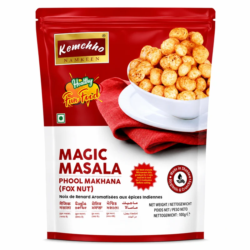 Kemchho Phool Makhana - Magic Masala 100gm