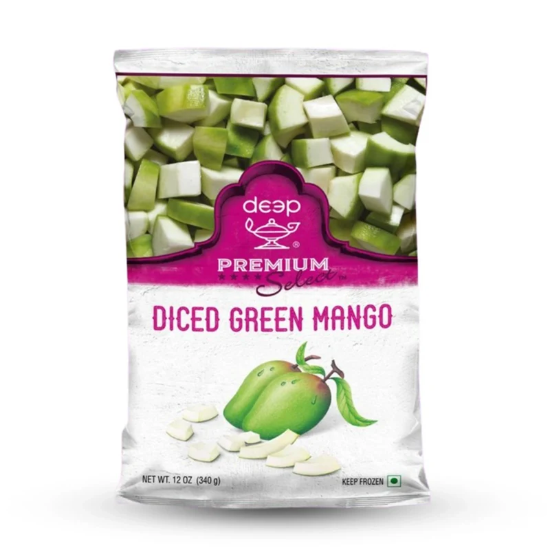 Frozen Deep Premium Select – Diced Green Mangoes 340gm (Only Berlin Delivery)