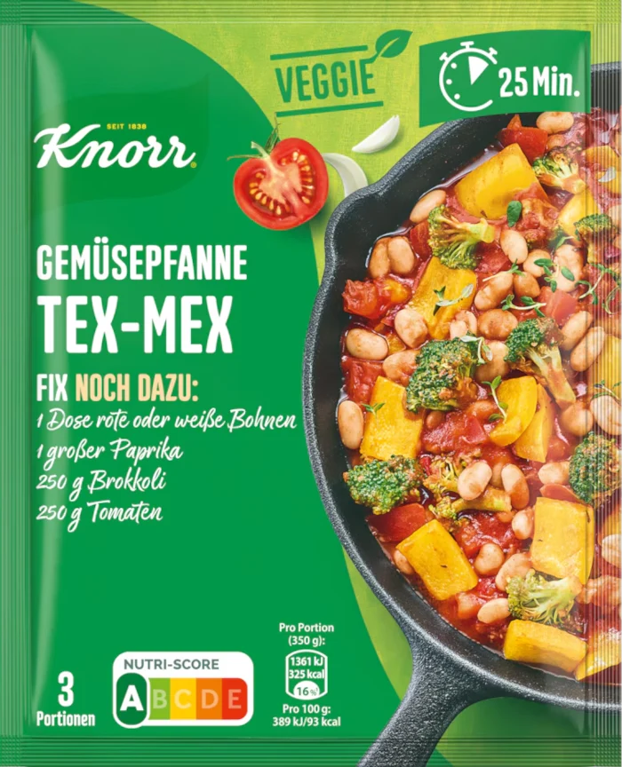 Knorr Fix Veggie für Gemüsepfanne Tex-Mex 33g / 1.16oz
