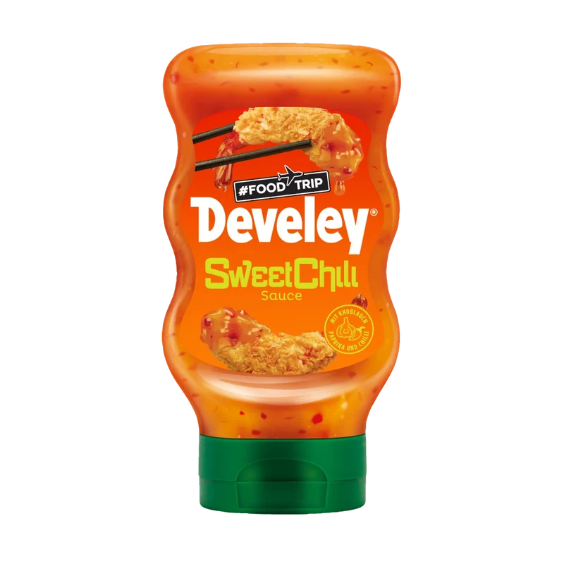 Develey Food Trip Sweet Chili Sauce Vegan 300ml / 10.14fl.oz.