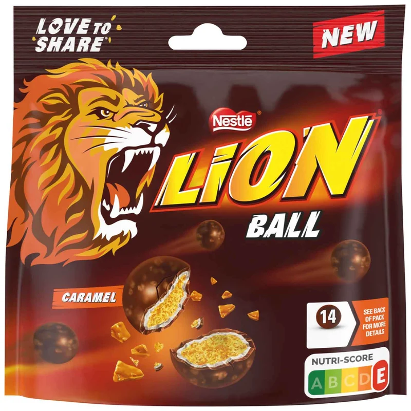 Nestlé Lion Balls Caramel 130g / 4.58oz