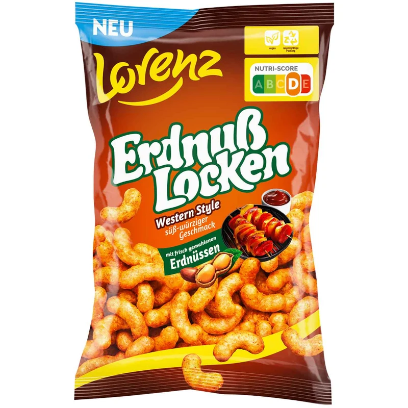 Lorenz ErdnussLocken Western Style Erdnussflips 150g