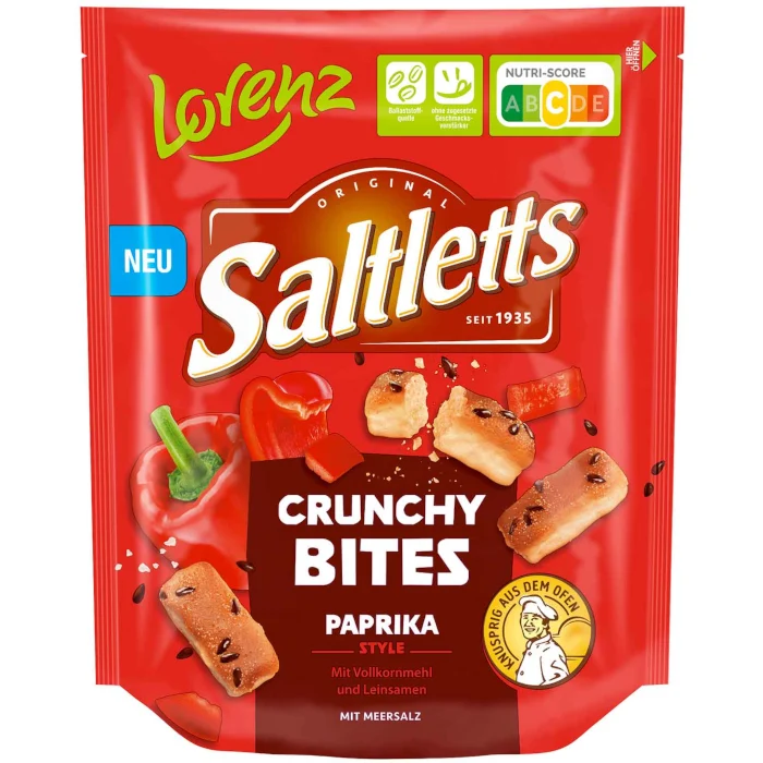 Lorenz Saltletts Crunchy Bites Paprika Style 100g