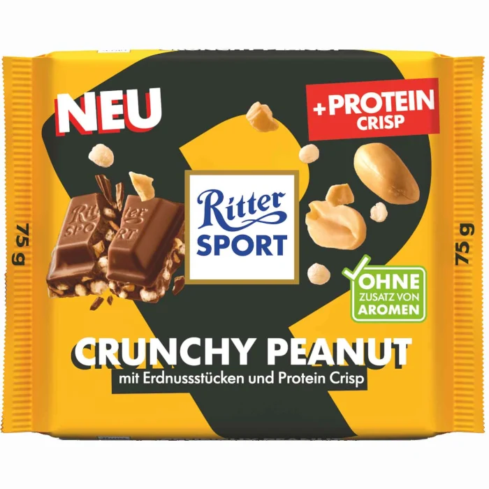 Ritter Sport Protein Crisp Schokolade Crunchy Peanut 75g