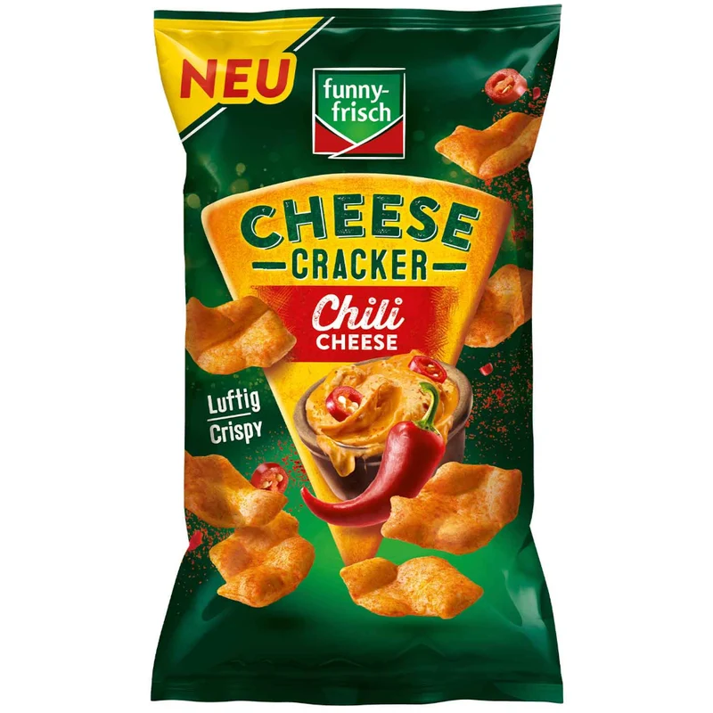 funny-frisch Cheese Cracker Chili Cheese 100g / 3.52oz