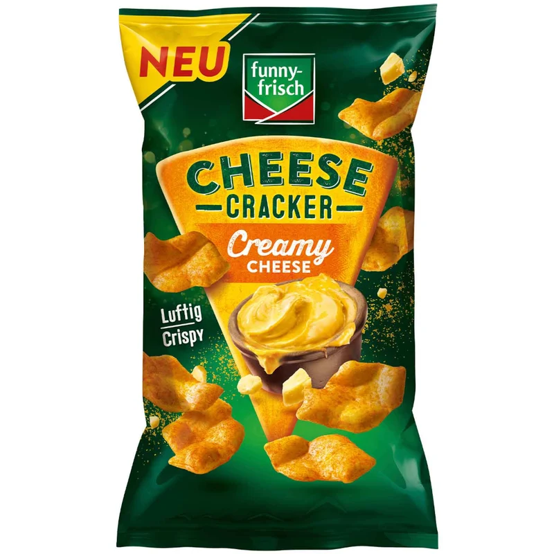 funny-frisch Cheese Cracker Creamy Cheese 100g / 3.52oz