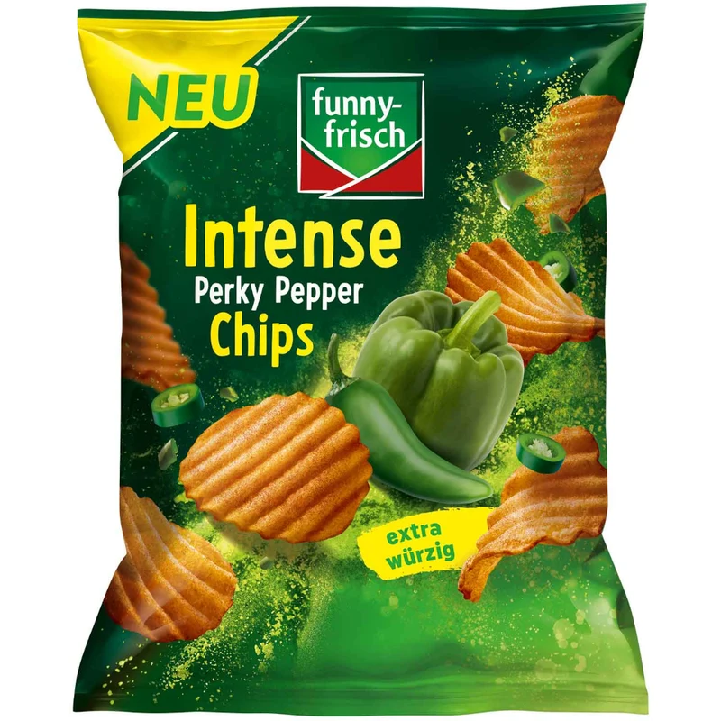 funny-frisch Intense Chips Perky Pepper 110g / 3.88oz