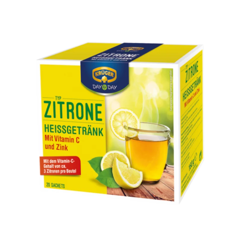 KRÜGER DAY by DAY Heißgetränk Zitrone 160g / 5.64oz