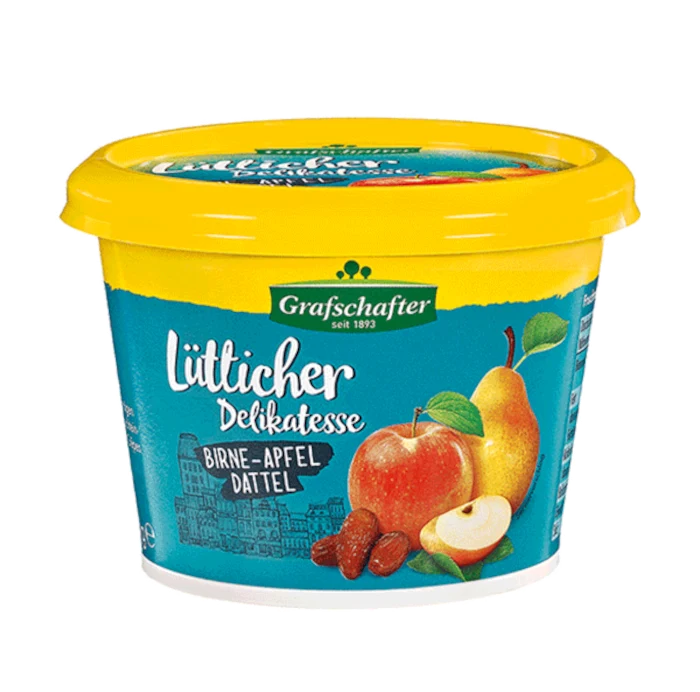Grafschafter Lütticher Delikatesse Birne Apfel Dattel 300g / 10.58oz