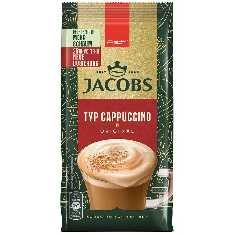Jacobs Instant Cappuccino Original 290g / 10.22oz