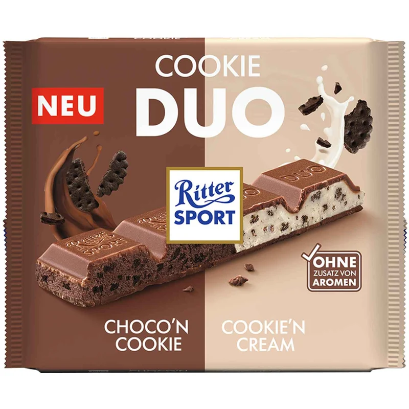Ritter Sport Schokolade Cookie Duo 218g / 7.68oz