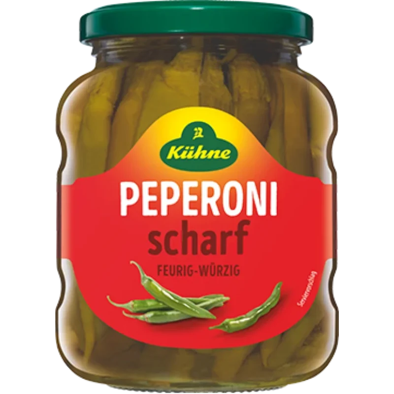 Kühne Peperoni scharf 370ml / 12.51fl.oz.