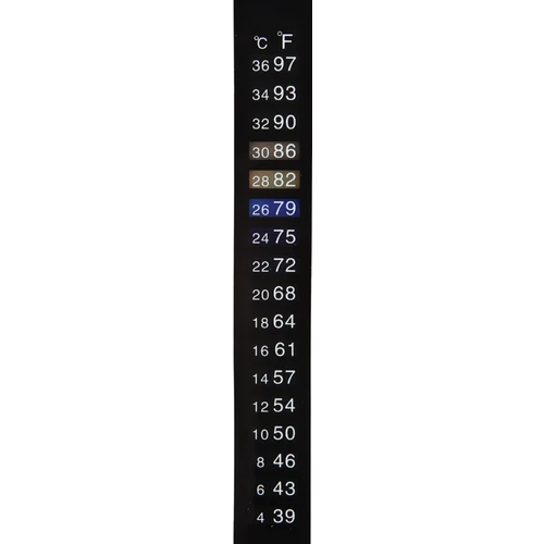 Liquid Crystal Thermometer Strip for Buckets and Carboys
