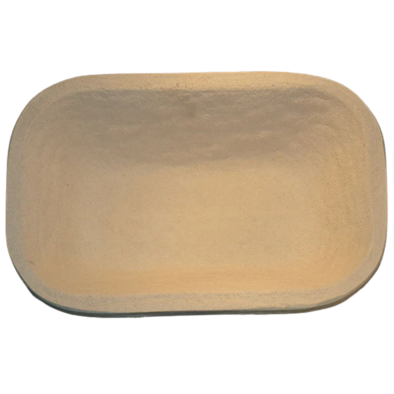 Gärkorb (Brotform, Simperl) Oval länglich eckig aus Holzschliff, 1 Kg, 24 x 15 cm