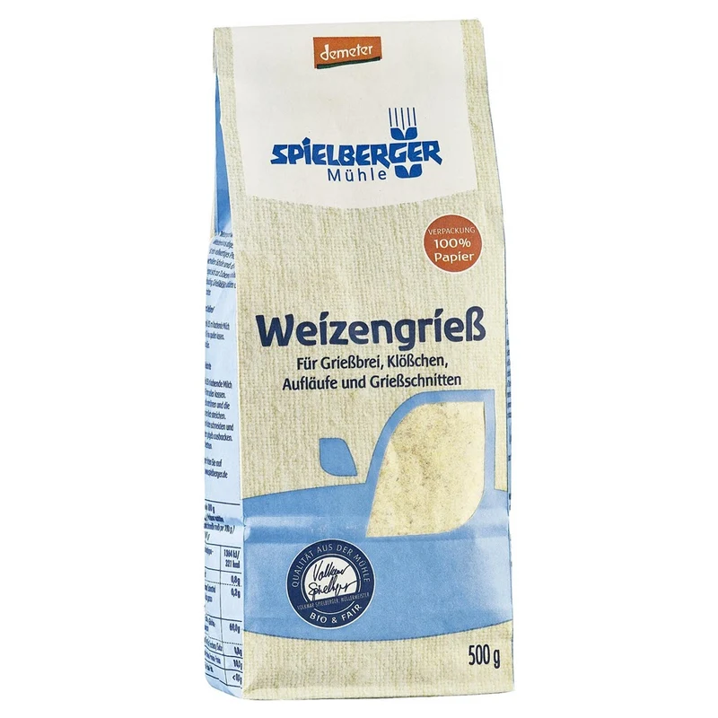 Bio-Weizengrieß (demeter), 500 g