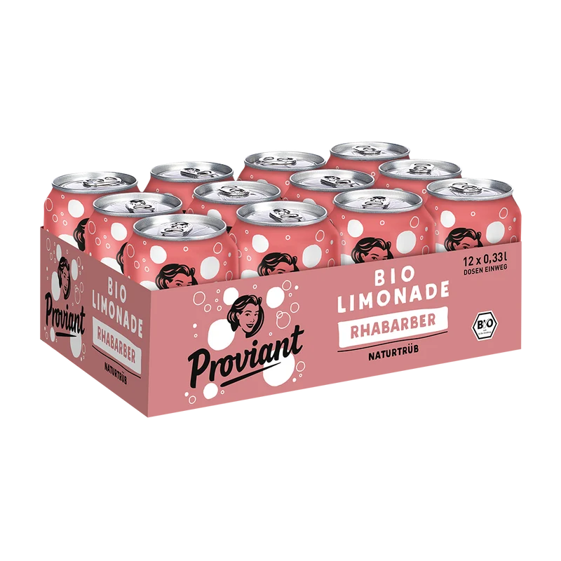 Proviant Bio Limonade Rhabarber