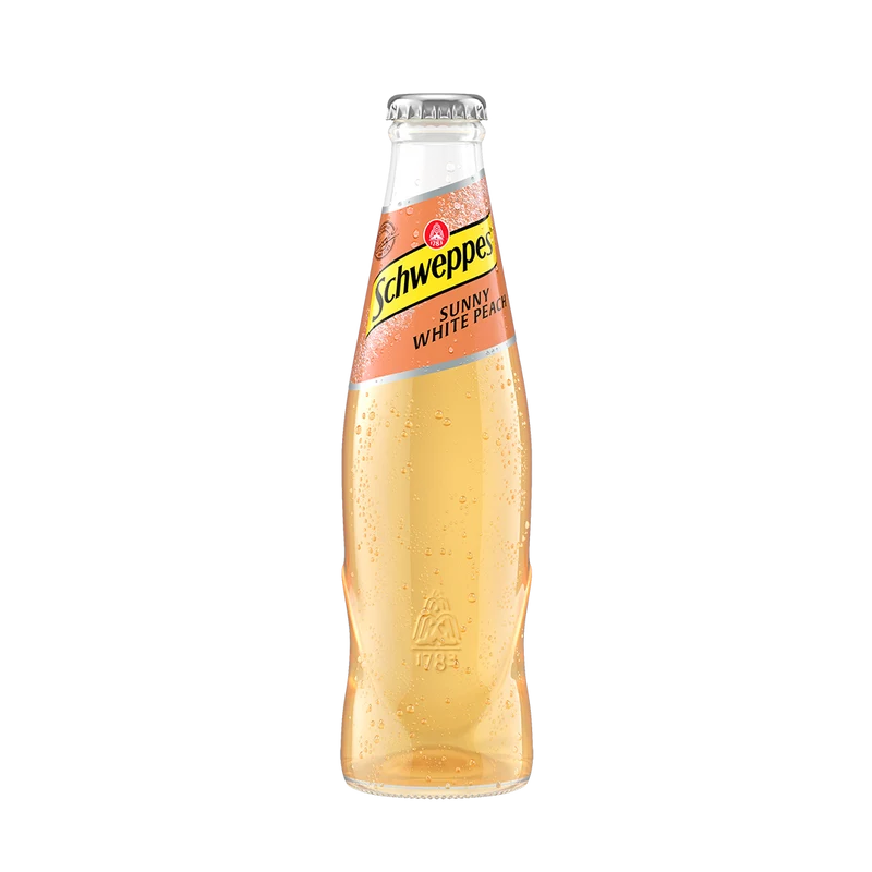Schweppes Sunny White Peach (Glas)