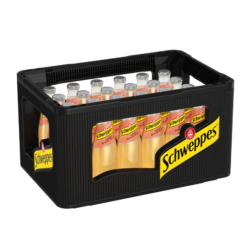Schweppes Sunny White Peach (Glas)