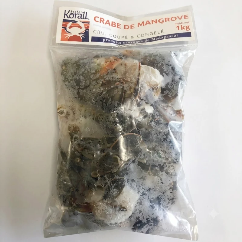 Frozen MSF Madagaskar Crab (8/12) 1kg - Only Berlin Delivery
