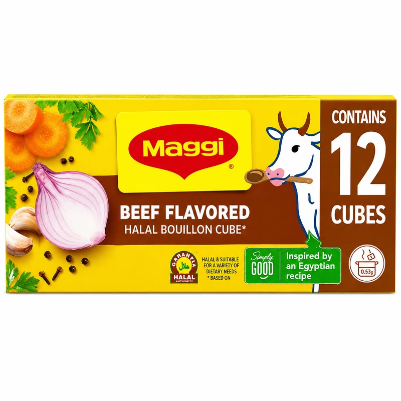 Maggi - Beef Flavored Halal Bouillon Cubes (108gm)