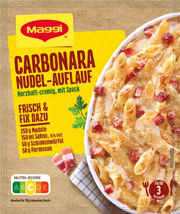 Maggi Fix für Carbonara Nudel-Auflauf 37g / 1.3oz