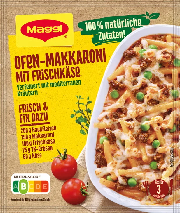 Maggi Fix für Ofen-Makkaroni mit Frischkäse 39g / 1.37oz